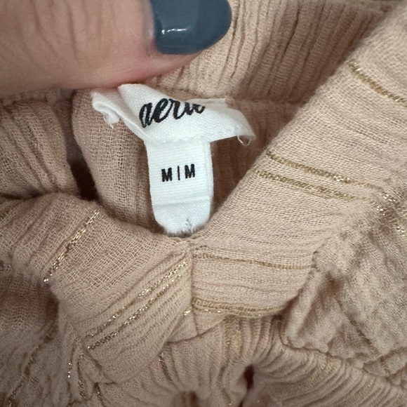 Aerie Tan Flutter Sleeve Sundress - Picture 4 of 4